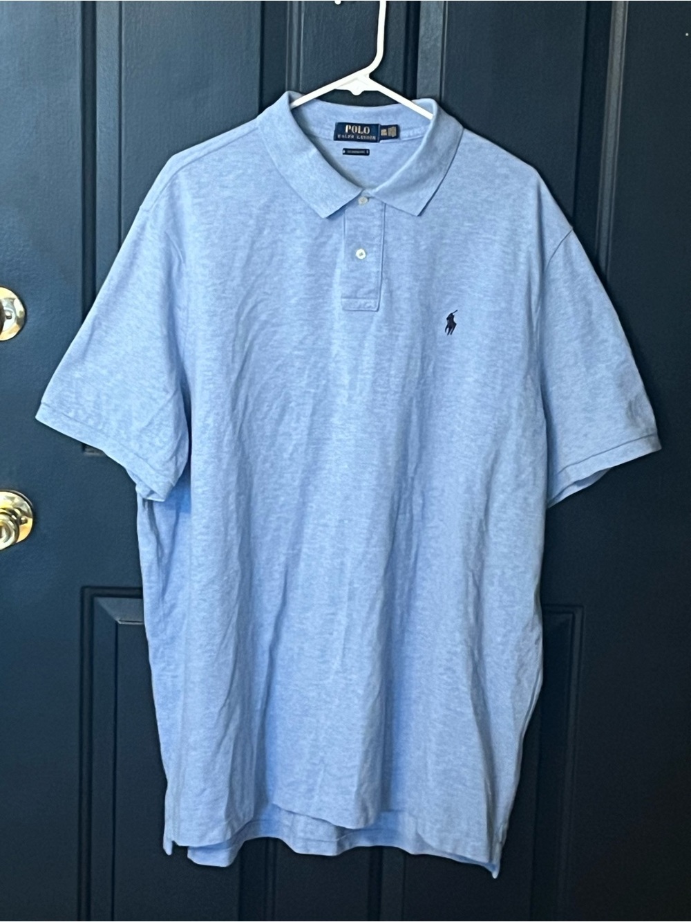 Polo by Ralph Lauren Light Blue Short-Sleeve Cotton Polo